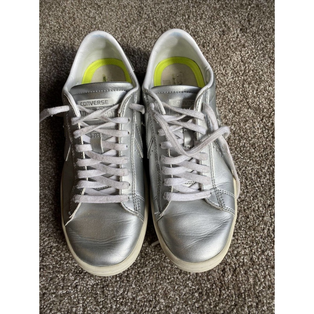 Converse One Star PL LP Silver 555947C Women’s 6.5 - Picture 4 of 6